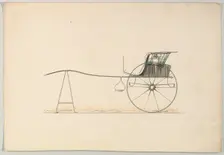 Design for Stanhope Gig, 1850-74. Creator: Unknown