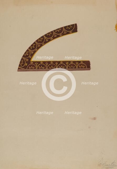 Design from China Closet, 1935/1942. Creator: Ferdinand Cartier.