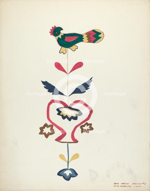Design from a Proposed Portfolio, 1935/1942. Creator: Majel G. Claflin.