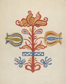Design from Proposed Portfolio, 1935/1942. Creator: Unknown