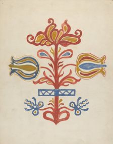 Design from Proposed Portfolio, 1935/1942. Creator: Unknown