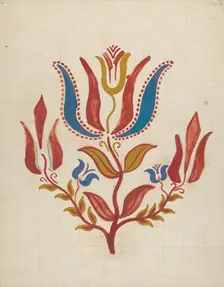 Design from Proposed Portfolio, 1935/1942. Creator: Unknown
