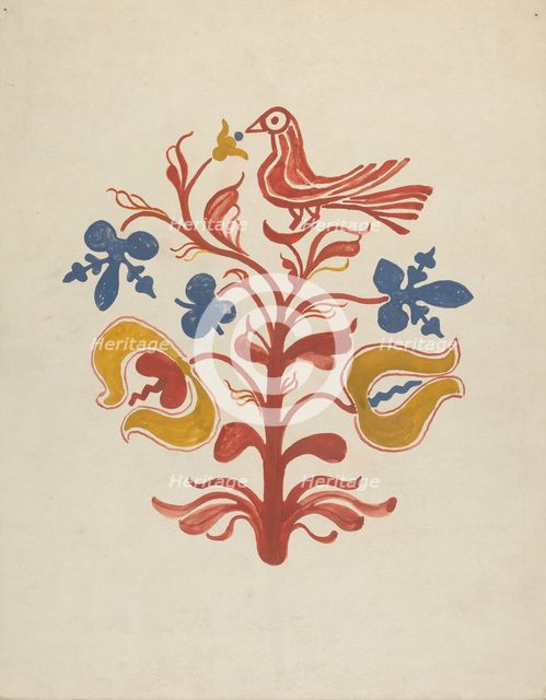 Design from Proposed Portfolio, 1935/1942. Creator: Unknown.