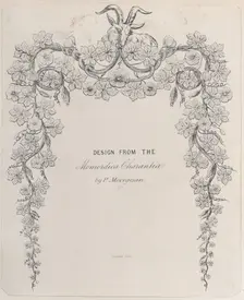 Design from the Momordica Charantia by P. Moorgesan, 19th century., 19th century. Creator: Anon