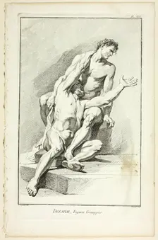 Design: Grouped Figures, from Encyclopédie, 1762/77. Creator: Benoit-Louis Prevost