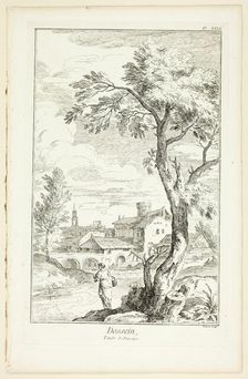 Design: Landscape Study, from Encyclopédie, 1762/77. Creator: Benoit-Louis Prevost