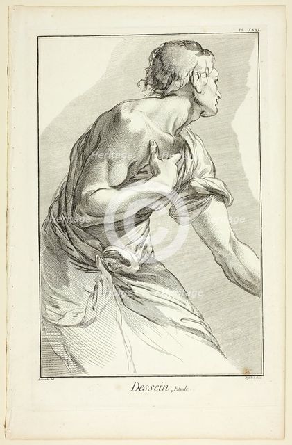 Design: Study, from Encyclopédie, 1762/77. Creator: A. J. Defehrt.