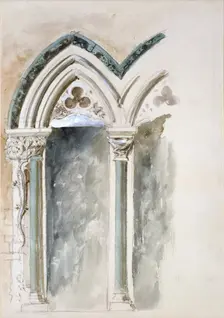 Design Studies for Capitals for the University Museum, Oxford, 19th century. Artist: John Ruskin