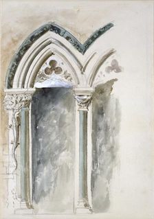 Design Studies for Capitals for the University Museum, Oxford, 19th century. Artist: John Ruskin