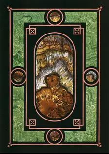 Design with faux marbling, Paris, France, (1928). Creator: Unknown