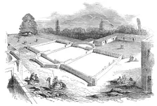 Designed Protestant church on Mount Zion - present state of the building, 1845. Creator: Unknown