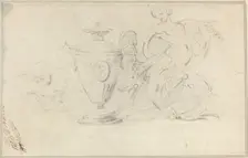 Designs for Decorative Vases, 1760s/1770s. Creator: John Hamilton Mortimer