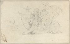 Designs for Decorative Vases, 1760s/1770s. Creator: John Hamilton Mortimer