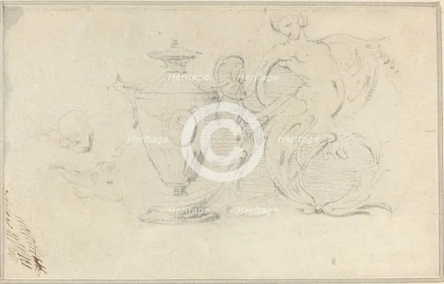 Designs for Decorative Vases, 1760s/1770s. Creator: John Hamilton Mortimer.