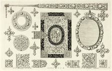 Designs for Jewelry, before 1697. Creator: Johann Andreas Pfeffel