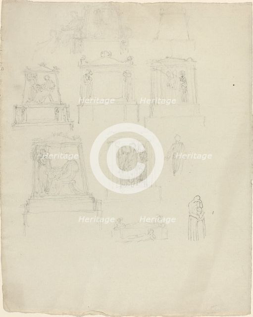 Designs for Monuments. Creator: John Flaxman.