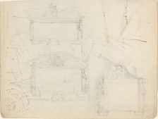 Designs for Monuments [recto and verso]. Creator: John Flaxman