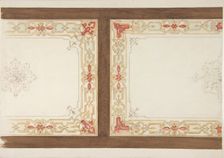 Designs for painted panels, 1830-97. Creators: Jules-Edmond-Charles Lachaise, Eugène-Pierre Gourdet