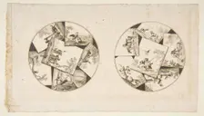 Designs for Plates Taken from Oudry's Illustrations to La Fontaine's Fables, after 1755. Creator: Anon