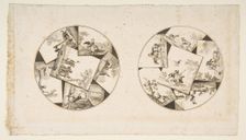 Designs for Plates Taken from Oudry's Illustrations to La Fontaine's Fables, after 1755. Creator: Anon