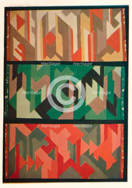 'Designs for Rugs by the Allgauer Handwebeteppiche', c1928. Artist: Unknown.