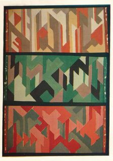 Designs for Rugs by the Allgauer Handwebeteppiche c1928