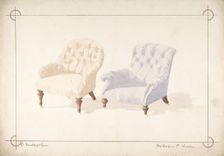 Designs for Two Chairs, 1841-84. Creator: Charles Hindley & Sons