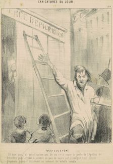 Désillusion!, 19th century. Creator: Honore Daumier