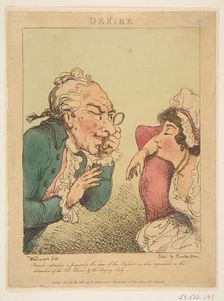 Desire, February 21, 1800. Creator: Thomas Rowlandson