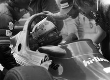 Desiré Wilson at Silverstone during qualifying for British Grand Prix 1980. Creator: Unknown