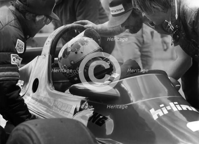 Desiré Wilson at Silverstone during qualifying for British Grand Prix 1980. Creator: Unknown.