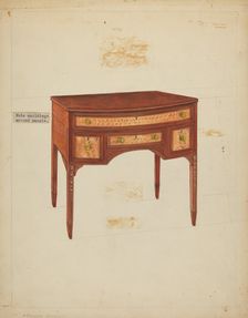 Desk, 1935/1942. Creator: Arthur Johnson