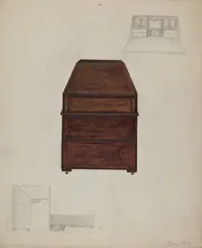 Desk, 1935/1942. Creator: Edna C. Rex