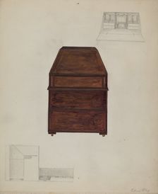 Desk, 1935/1942. Creator: Edna C. Rex