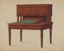 Desk, 1935/1942. Creator: Frank Wenger