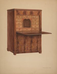 Desk, 1935/1942. Creator: Fritz Boehmer