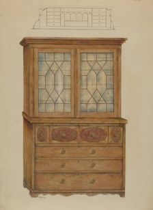 Desk, 1935/1942. Creator: Henry Meyers