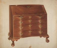 Desk, 1935/1942. Creator: Isadore Goldberg