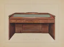 Desk, 1935/1942. Creator: Lawrence Phillips