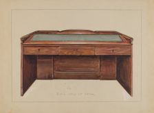 Desk, 1935/1942. Creator: Lawrence Phillips