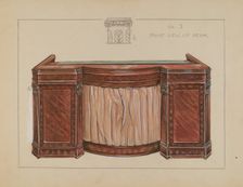 Desk, 1935/1942. Creator: Lawrence Phillips