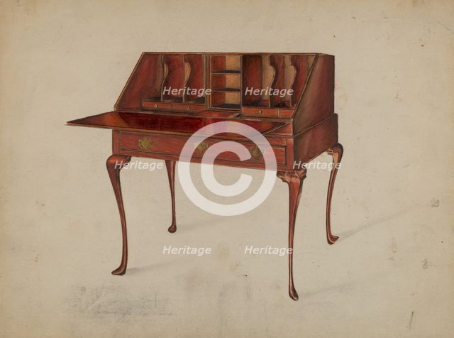 Desk, 1935/1942. Creator: Ruth Bialostosky.