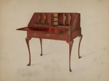 Desk, 1935/1942. Creator: Ruth Bialostosky