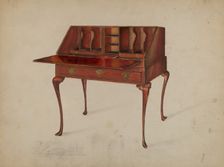 Desk, 1935/1942. Creator: Ruth Bialostosky