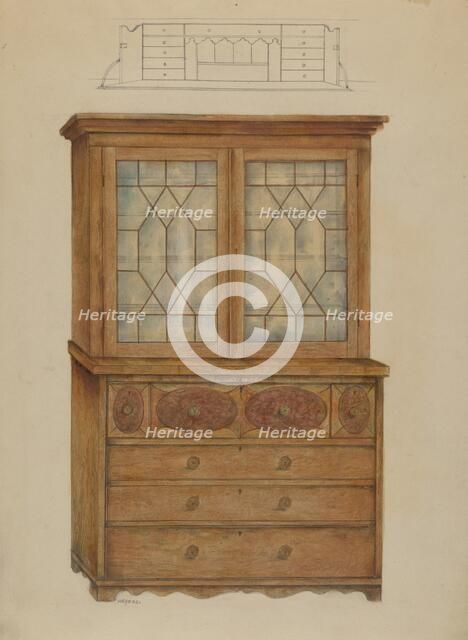 Desk, 1935/1942. Creator: Henry Meyers.