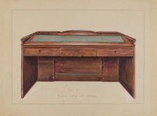 Desk, 1935/1942. Creator: Lawrence Phillips