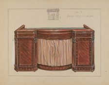 Desk, 1935/1942. Creator: Lawrence Phillips