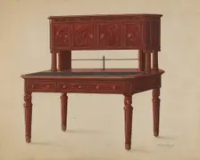 Desk, 1936. Creator: Frank Wenger