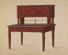 Desk, 1936. Creator: Frank Wenger