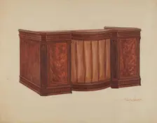Desk, 1936. Creator: Frank Wenger